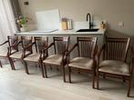 Schuitema eetkamerstoelen, Huis en Inrichting, Stoelen, Ophalen, Zo goed als nieuw, Vijf, Zes of meer stoelen