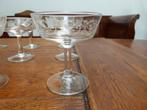 9 vintage champagnecoupes, Luminarc model Arabesque, Antiek en Kunst, Antiek | Glas en Kristal, Ophalen of Verzenden