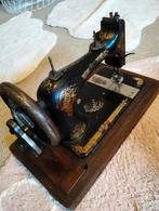 Antieke Singer naaimachine compleet met houten kap, Antiek en Kunst, Antiek | Naaimachines, Ophalen