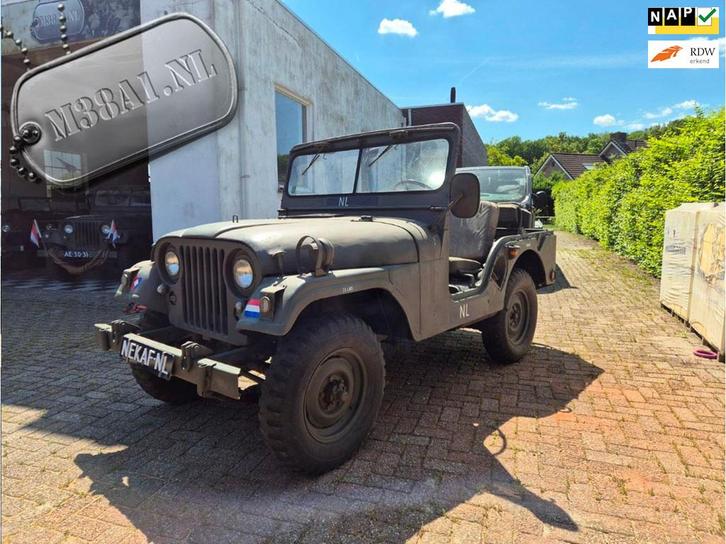 Jeep Willys M38a1 Nekaf 1956 oldtimer classic, Auto's, Jeep, Te koop, Overige modellen, 4x4, Trekhaak, Benzine, Overige carrosserieën