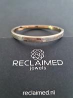 Vintage goud zilver slavenarmband gemerkt Duits gekeurd, Ophalen of Verzenden, Gebruikt, Goud, Zilver