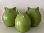 3 bolle katten beelden, Verzamelen, Ophalen of Verzenden, Gebruikt, Dier