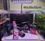 Aquarium met toebehoren 45x30x32, Ophalen, Gebruikt, Leeg aquarium