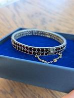 Vintage oude armband met Boheemse granaten, Overige materialen, Gebruikt, Ophalen of Verzenden, Met edelsteen