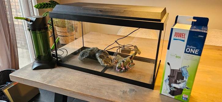 Juwel Primo 60 met Eheim buitenfilter, Dieren en Toebehoren, Vissen | Aquaria en Toebehoren, Gebruikt, Leeg aquarium, Ophalen of Verzenden