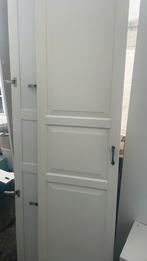 Pax kasten met deuren en legplanken 2 stuks hoog, 200 cm of meer, Zo goed als nieuw, 50 tot 75 cm, 50 tot 100 cm