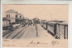 Alkmaar, Station - Perron - Treinen, Ophalen of Verzenden, Voor 1920, Gelopen, Noord-Holland