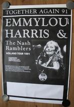 Emmylou Harris originele vintage concertposter 1991, Ophalen of Verzenden, Gebruikt, Poster, Artwork of Schilderij