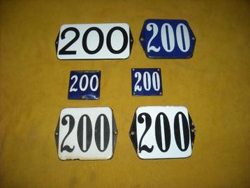 oud emaille 200 ook 201 202 203 204 205 206 207 208 209 210 beschikbaar voor biedingen
