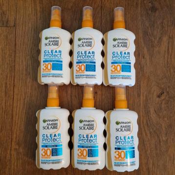 Nieuw! Garnier Ambre Solaire zonnespray zonnebrand spf 30.  beschikbaar voor biedingen