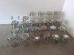 25x weckpotten glazen voorraadpotten, Huis en Inrichting, Keuken | Potten en Pannen, Ophalen of Verzenden, Zo goed als nieuw, Glas