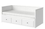 Hemnes Bedbank + Matras - Verhuizing! Bieden - Amsterdam, 80 cm, Ophalen of Verzenden, Eenpersoons, Wit