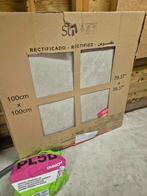 Vloertegel / wandtegel Nuances Ivoor 100x100 + Tegellijm, Doe-het-zelf en Verbouw, Tegels, Ophalen, 60 cm of meer, Nieuw, Minder dan 5 m²