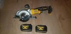 DeWalt DCS571 cirkelzaag + 2  accu 4.0 Ah XR 115, Doe-het-zelf en Verbouw, Gereedschap | Zaagmachines, Cirkelzaag, Ophalen of Verzenden