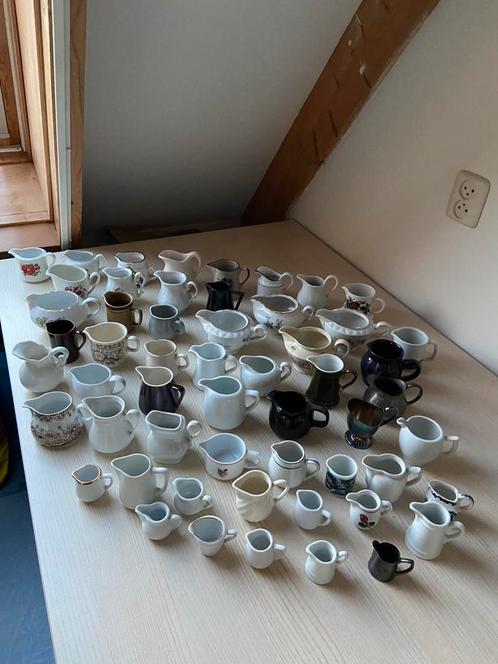Melkkannetjes, Verzamelen, Porselein, Kristal en Bestek, Gebruikt, Overige typen, Porselein, Ophalen