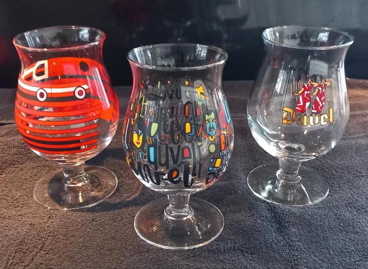Duvel Limited Edition Art Collection Glazen, Verzamelen, Biermerken, Zo goed als nieuw, Duvel, Ophalen of Verzenden