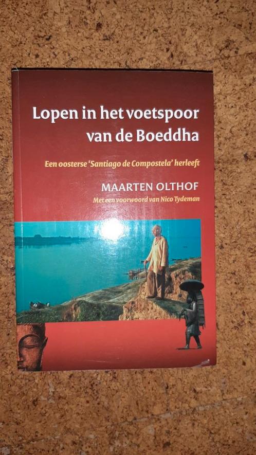 Maarten Olthof - Lopen in het voetspoor van de Boeddha boedd, Boeken, Reisverhalen, Gelezen, Azië, Ophalen of Verzenden