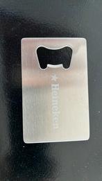 Heineken RVS Creditcard Flesopener, Ophalen of Verzenden, Nieuw, Gebruiksvoorwerp