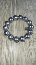 Originele TI SENTO MILANO armband. Zilvergrijs. Elastisch., Sieraden, Tassen en Uiterlijk, Armbanden, Kunststof of Plastic, Ophalen of Verzenden