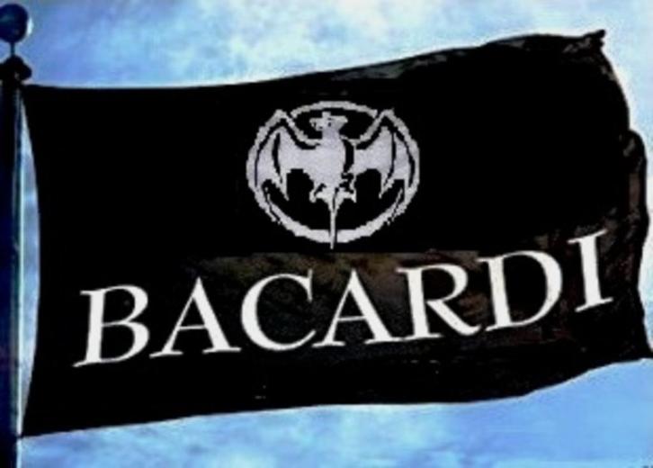 Bacardi vlag Polyester banner € 21,75 inclusief verzending, Verzamelen, Merken en Reclamevoorwerpen, Nieuw, Gebruiksvoorwerp, Verzenden