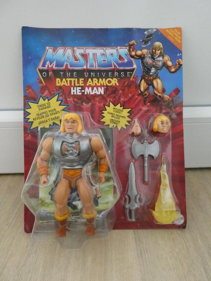 He-Man Battle Armor Masters of the Universe Origins MOTU, Verzamelen, Poppetjes en Figuurtjes, Nieuw, Ophalen of Verzenden