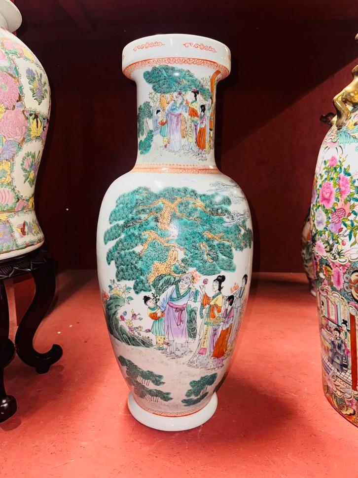 Grote Chinese vaas vloervaas, Huis en Inrichting, Woonaccessoires | Vazen, Ophalen