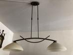 Hanglamp brons in hoogte verstelbaar, Ophalen, Gebruikt, 75 cm of meer