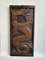 Houtsnijwerk draak uit Thailand, Ophalen of Verzenden, Zo goed als nieuw