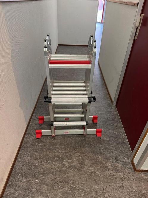 Altrex schuifladder te koop – €135, Doe-het-zelf en Verbouw, Ladders en Trappen, Zo goed als nieuw, 4 meter of meer, Ophalen
