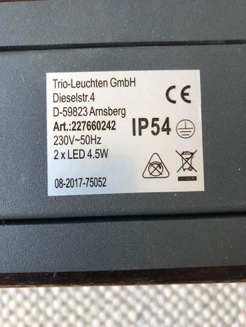 Antraciet Wandlamp Thames - ZGAN beschikbaar voor biedingen