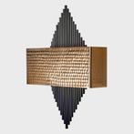 2 x Wandlamp Loua zwart/goud van Richmond Interiors, Ophalen, ., Richmond, Zo goed als nieuw