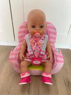 Baby Born Pop met fietsstoeltje, Ophalen, Gebruikt, Babypop