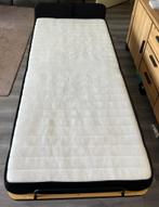 Opklapbed / logeerbed, Huis en Inrichting, Slaapkamer | Bedden, Ophalen, 90 cm, Eenpersoons, Zwart