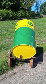 Antieke steekwagen, trek kar, trolley voor bv olie/wijnvat., Antiek en Kunst, Antiek | Gereedschap en Instrumenten, Ophalen