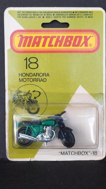 Honda CB 750 Hondarora Matchbox Germany card Pol beschikbaar voor biedingen