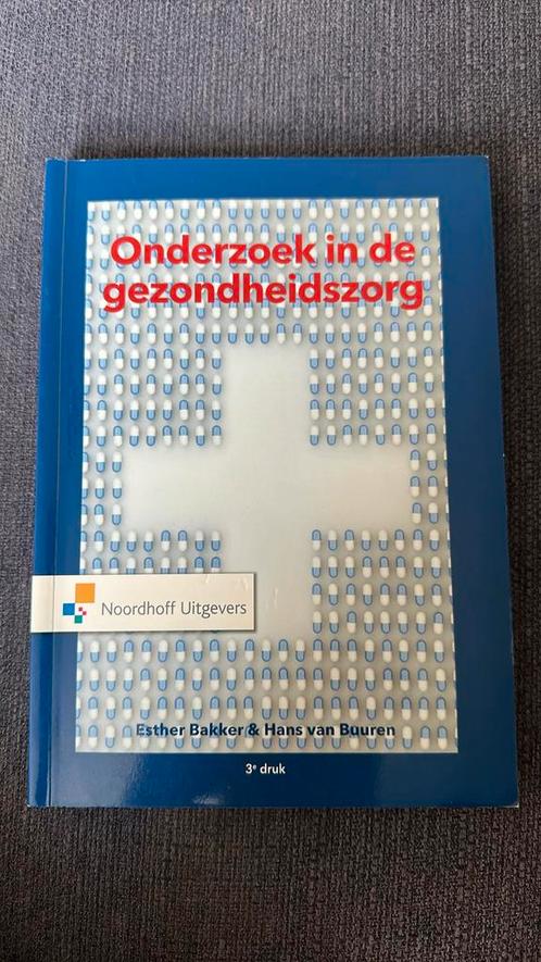 Esther Bakker - Onderzoek in de gezondheidszorg, Boeken, Gezondheid, Dieet en Voeding, Zo goed als nieuw, Dieet en Voeding, Ophalen of Verzenden