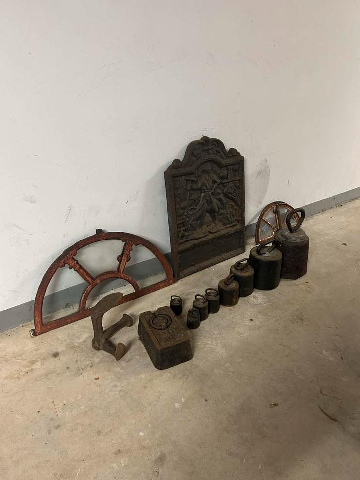 Partij antieke ijzeren elementen, Antiek en Kunst, Antiek | Gereedschap en Instrumenten, Ophalen