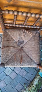 rieten krukje, Huis en Inrichting, Krukjes, Ophalen, Gebruikt, Hout