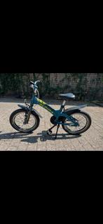 Blauwe Alpina Brave jongens fiets, Ophalen, Alpina, 16 inch, Handrem