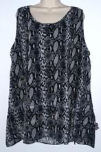 MS Mode tuniek maat 50, Ophalen of Verzenden, Zo goed als nieuw, Zwart, Blouse of Tuniek