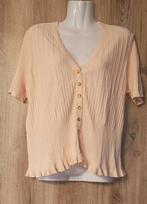 oranje shirt met knoopjes maat 46, Maat 46/48 (XL) of groter, Oranje, Ophalen of Verzenden, Korte mouw