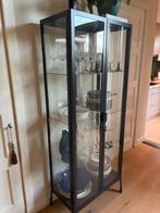 IKEA Milsbo Vitrinekast - Zwart, Ophalen, 50 tot 100 cm, 150 tot 200 cm, 25 tot 50 cm