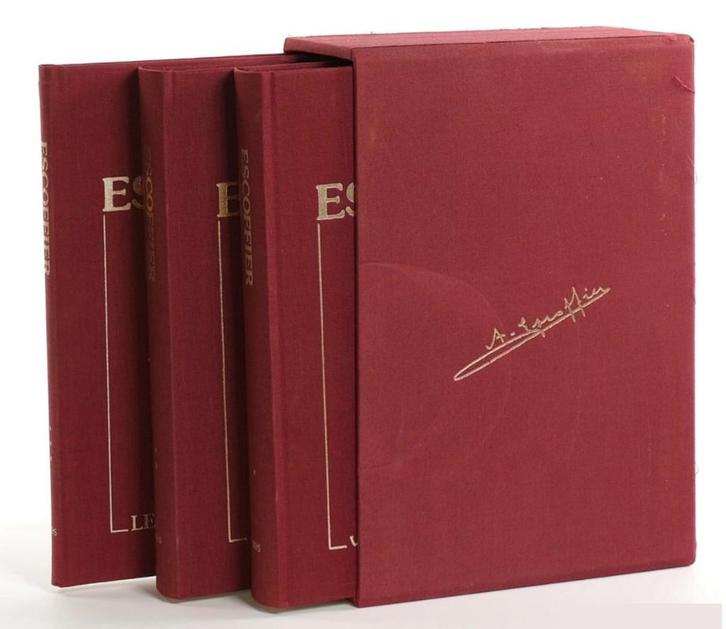 bundel van Escoffier, Boeken, Kookboeken, Zo goed als nieuw, Voorgerechten en Soepen, Hoofdgerechten, Taart, Gebak en Desserts