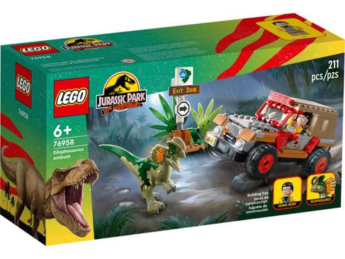 Lego Dilophosaurus hinderlaag​ (76958) Nieuw, Kinderen en Baby's, Speelgoed | Duplo en Lego, Nieuw, Lego, Complete set, Ophalen of Verzenden
