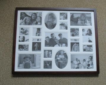 Collage fotolijst - hout beschikbaar voor biedingen