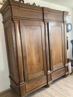 Kast hout groot, Ophalen