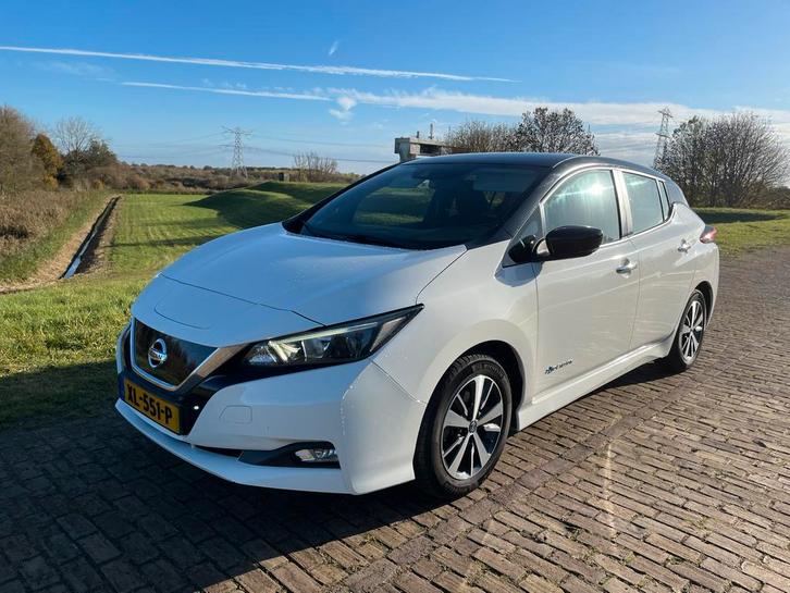 Nissan Leaf Electric 40kWh 2019 Wit apk 2027, Auto's, Nissan, Particulier, Leaf, Elektrisch, Hatchback, Automaat, Origineel Nederlands
