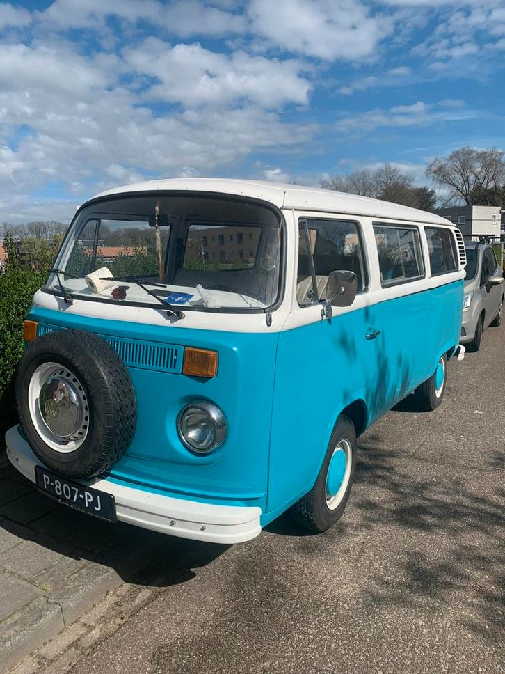 Volkswagen T2 1979 Blauw, Auto's, Volkswagen, Particulier, Benzine, MPV, Geïmporteerd, Blauw, Ophalen