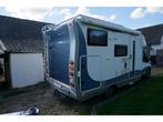 Hobby Siesta T 600 GFLC Zonnepaneel(2x) Set winterbanden, Caravans en Kamperen, Campers, Koelkast, Hobby, 6 tot 7 meter, L-zit