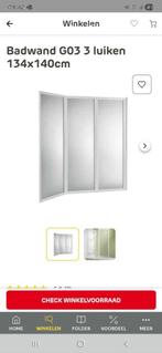 Badwand 3 luiken, Huis en Inrichting, Ophalen, 100 tot 150 cm, 100 tot 150 cm, Overige typen